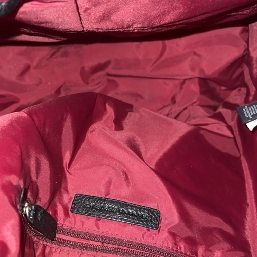 Banana republic black leather bag‎